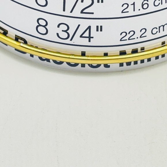 Skinny Bangle Bracelets Lot of 2 Gold Tone Classic Career Cosplay LARP - Picture 2 of 6